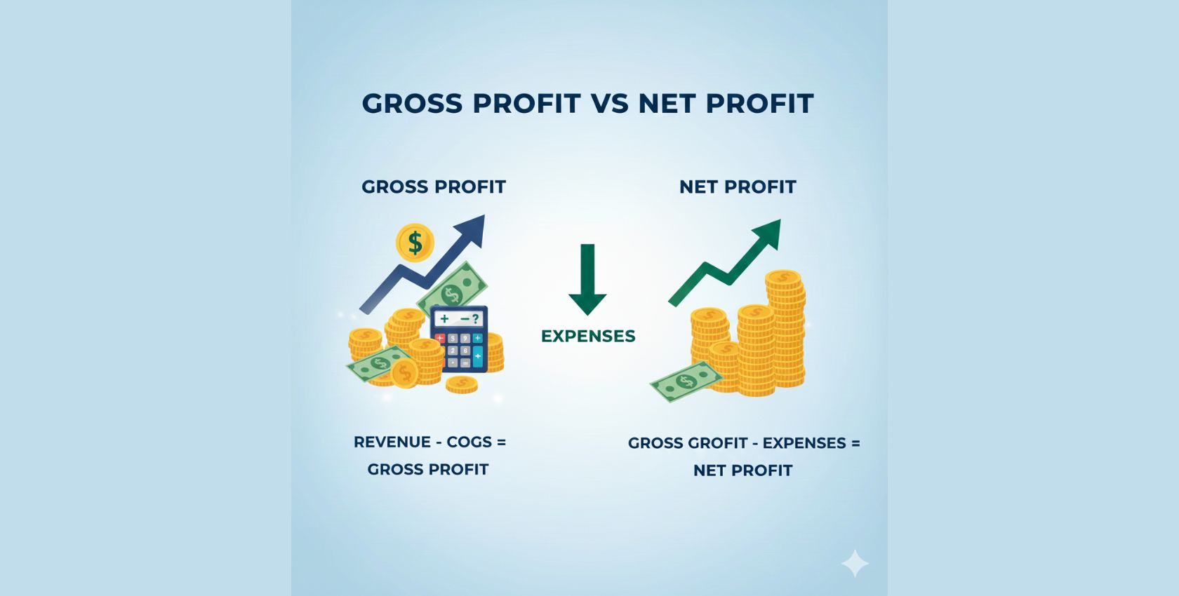How to Calculate Net Profit vs Gross Profit